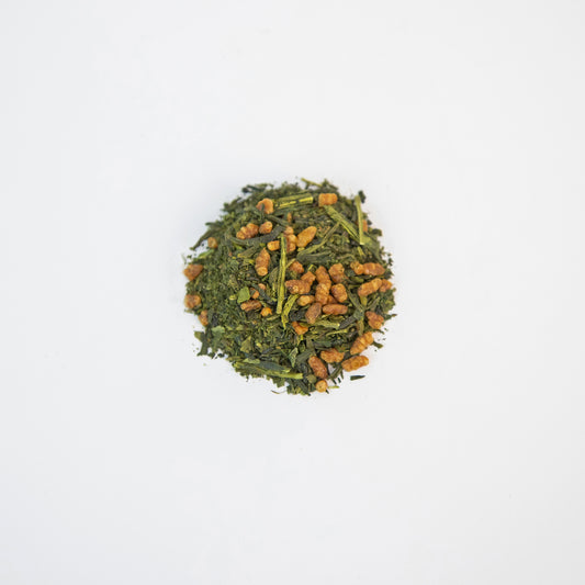 Organic Premium Japanese Genmaicha - Brown Rice Tea with Matcha (Leaves)
